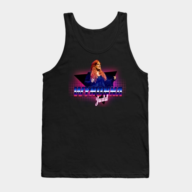 Wynonna Judd - Style Art 80's Tank Top by Zac Brown